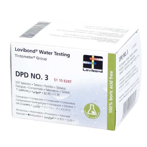 Таблетки DPD3 для фотометра Scuba II (загальний хлор) Lovibond